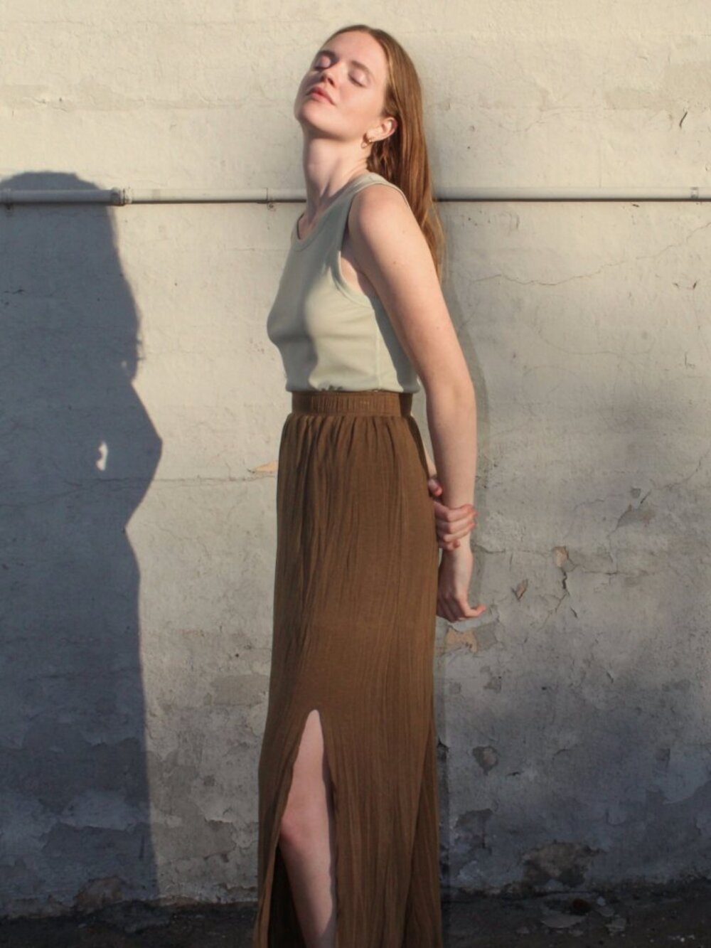 Mijeong Park Jersey Maxi Skirt